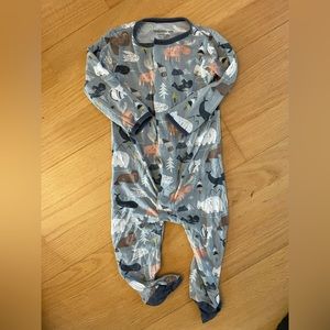 Magnetic me organic cotton footie pajama boys